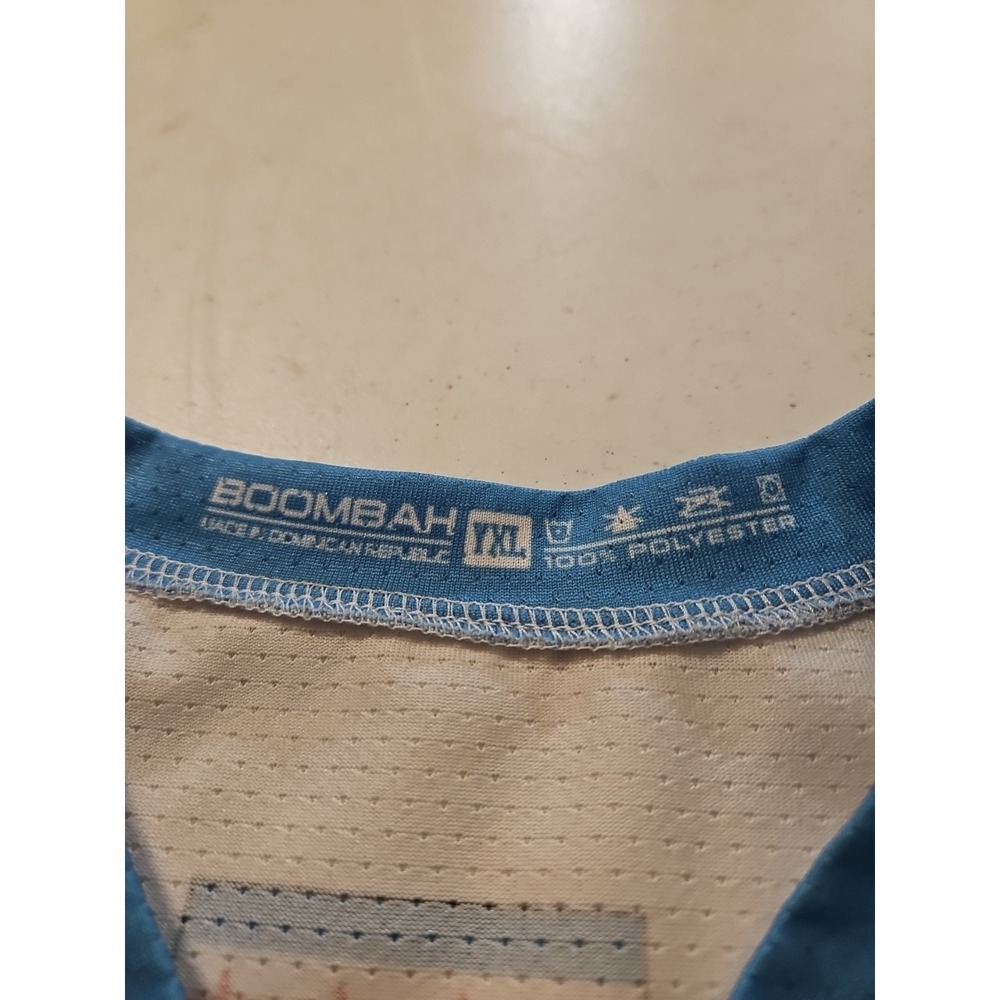 Boombah Storm Jersey De Leon 22 White/Blue YXL 100% Polyester (A1212) - Picture 3 of 10
